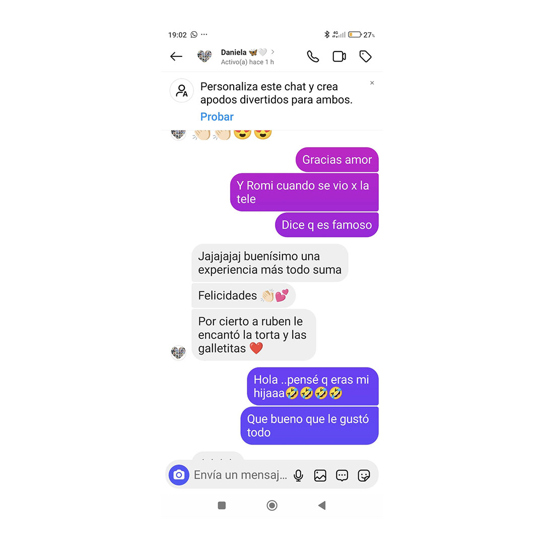 Testimonio Delicias Caseras