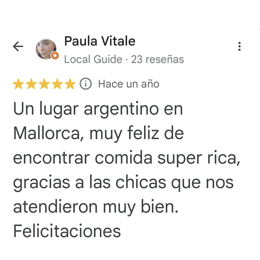 Testimonio Delicias Caseras